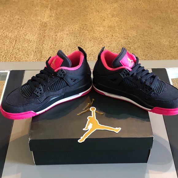 DS Nike Air Jordan 4 IV Retro Denim PINK size 5.5y - Picture 5 of 7